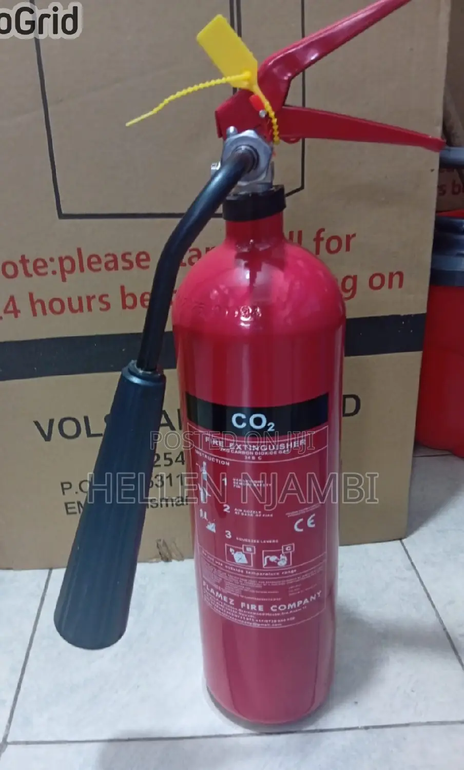 2kg Carbon Dioxide (Co2) Fire Extinguisher