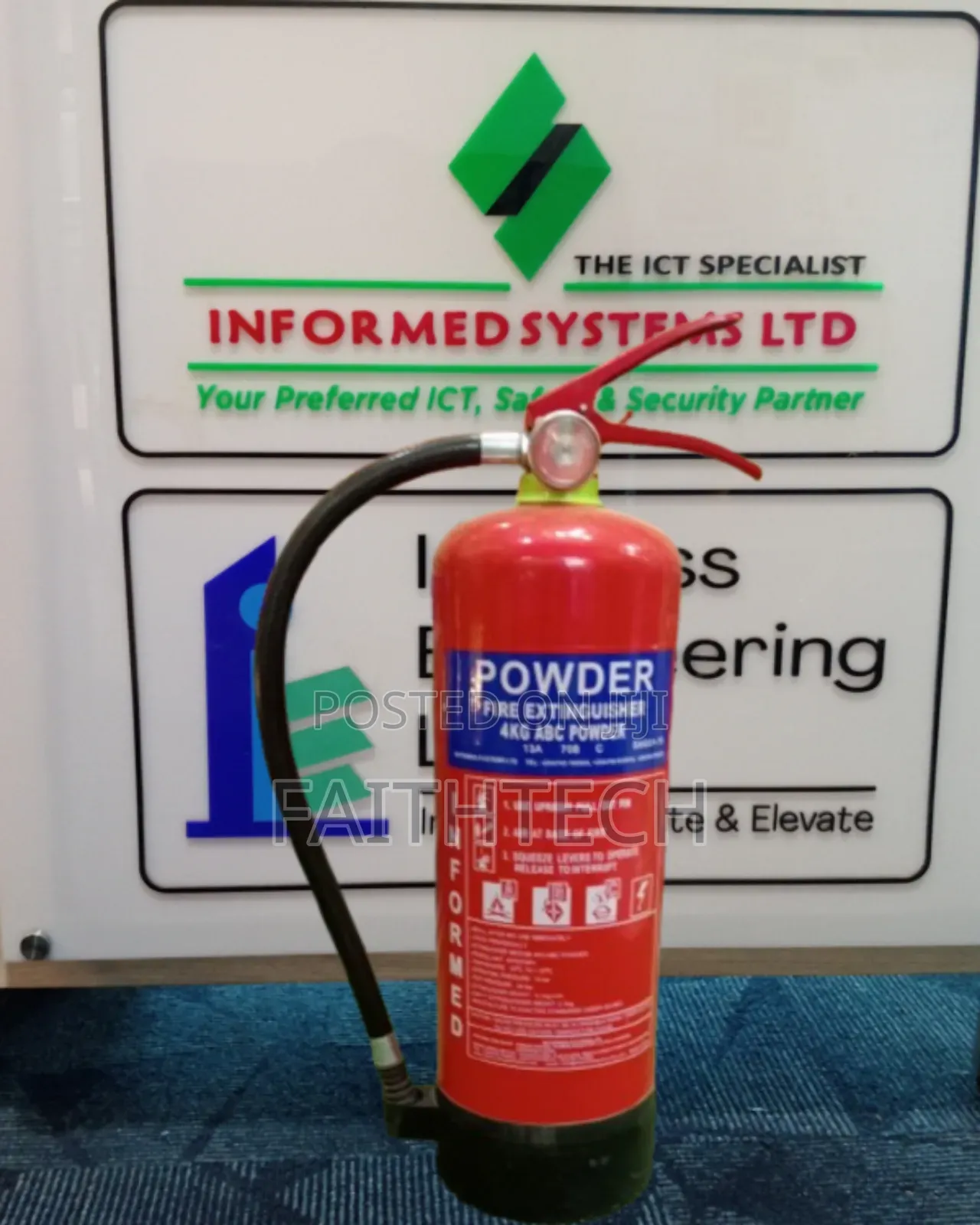 Fire Extinguisher 4kg Dry Powder