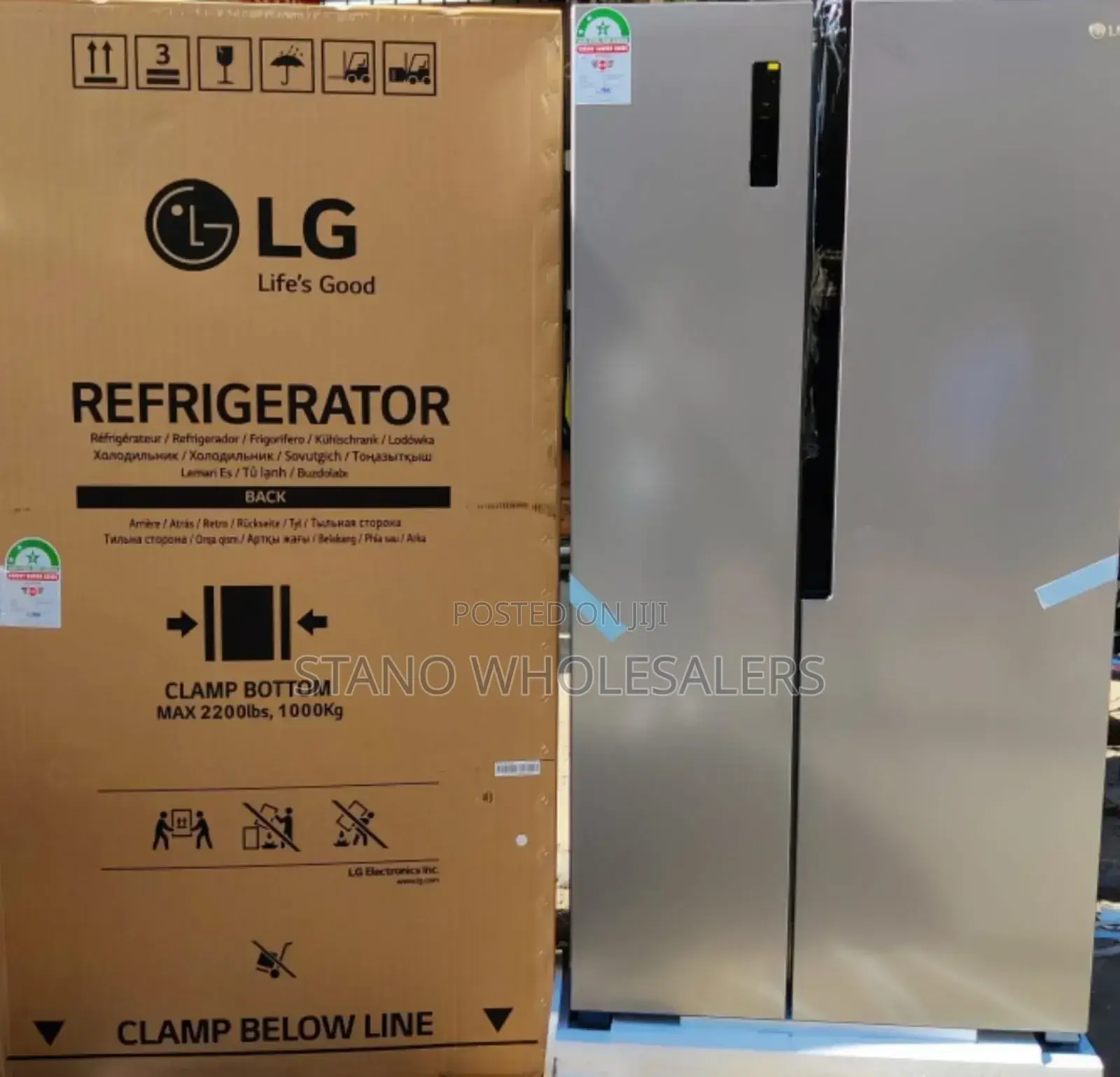Lg Side by Side Fridge 595litres