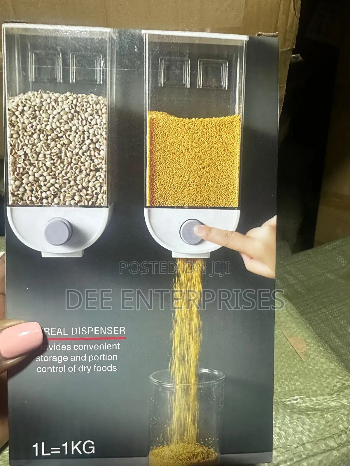 1kg (Single Pc) Wall Mounted Separate Rice Bucket