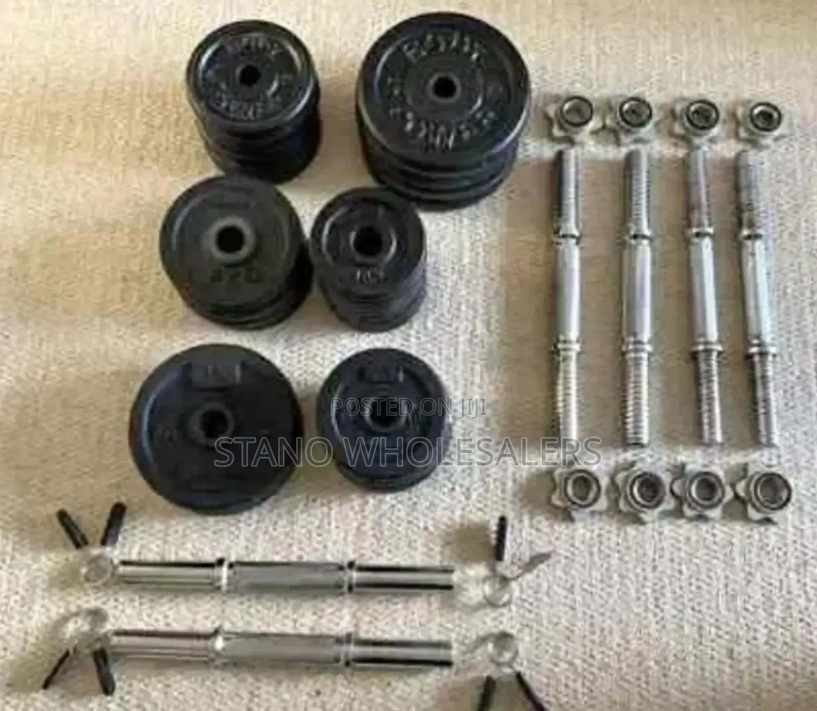 Non Rusting - Chrome 30kgs Dumbells