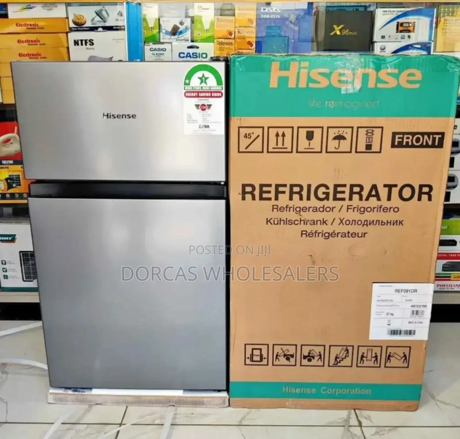 Hisense 91litres Fridge Double Door