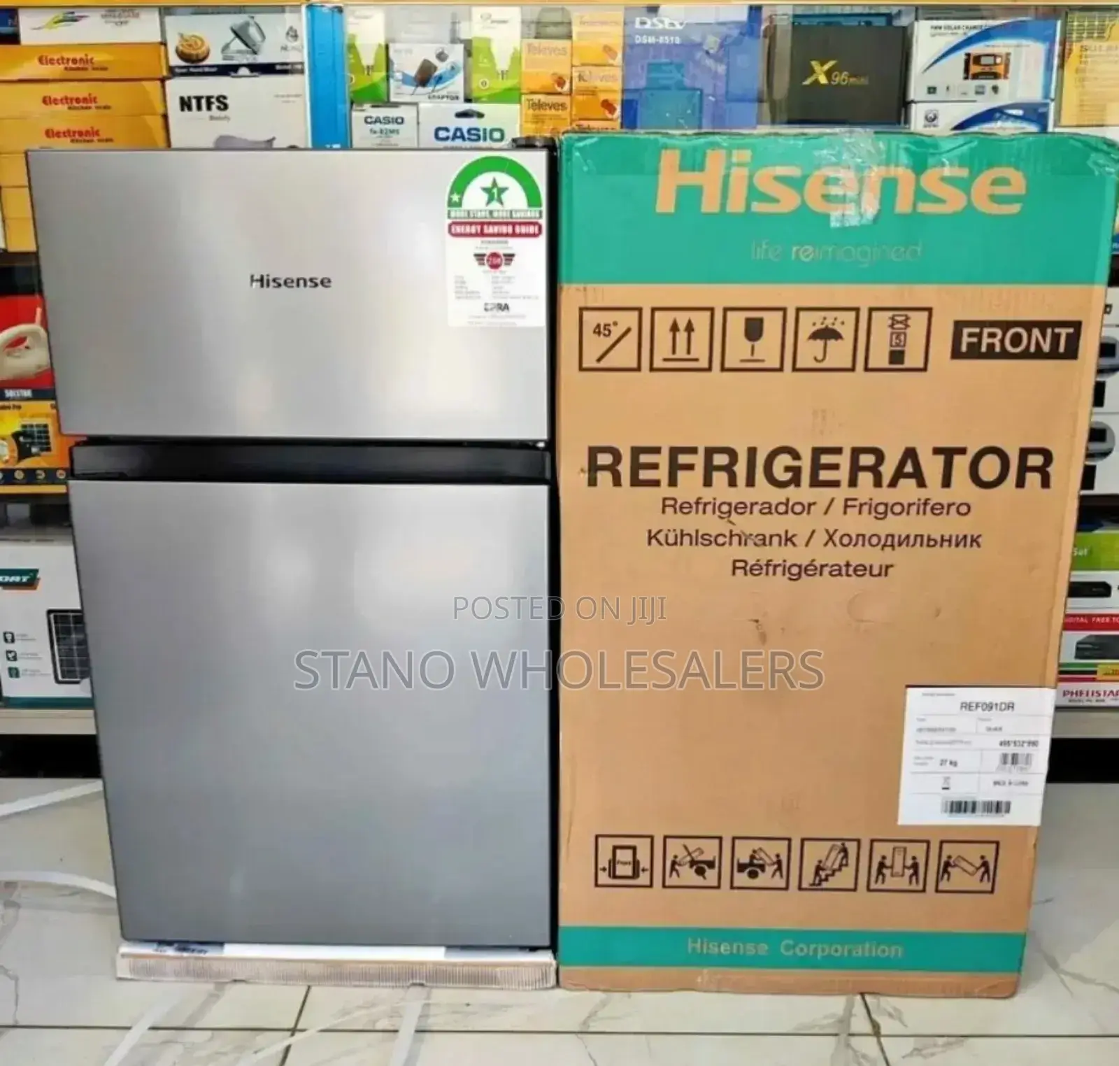 Hisense 91litres Fridge Double Door