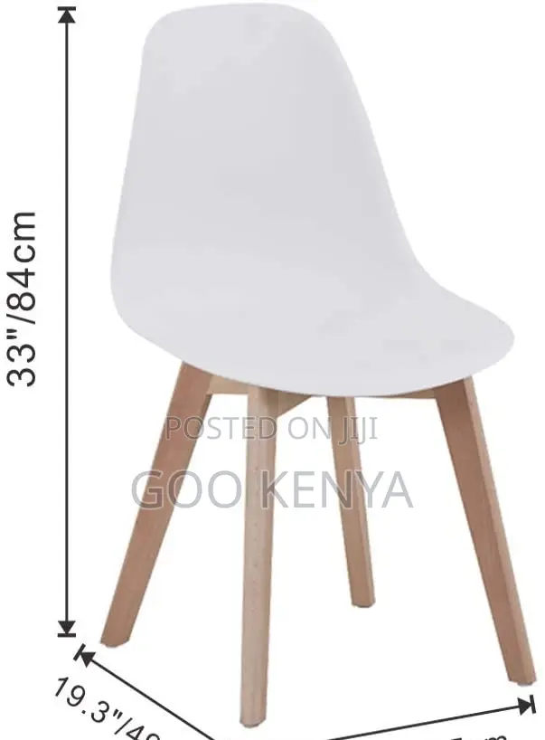 Home Dining Set; 4-Person Plastic Chair Dining Set With Wooden Table