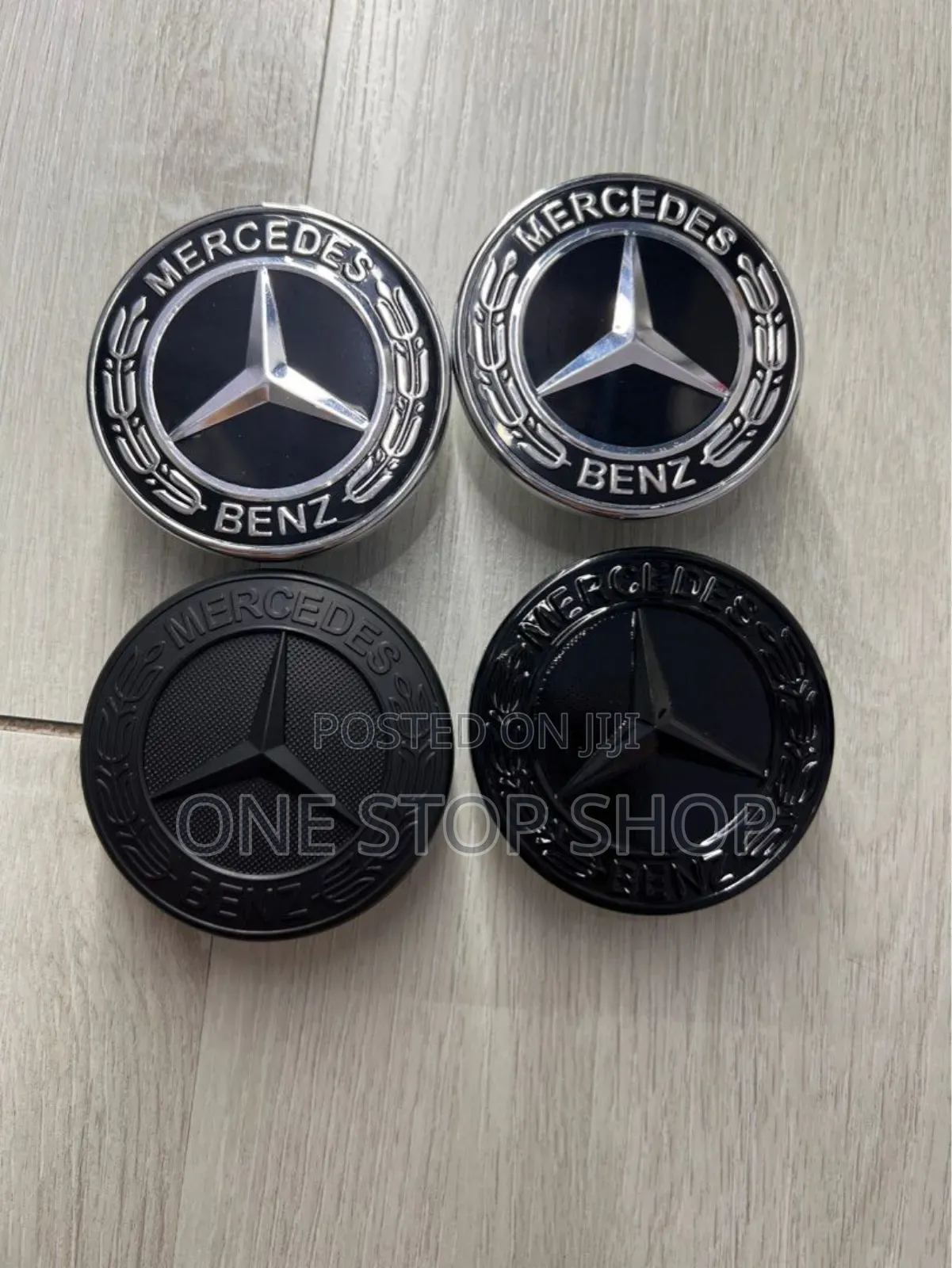 Flat Mercedes Benz Bonnet Star Logo