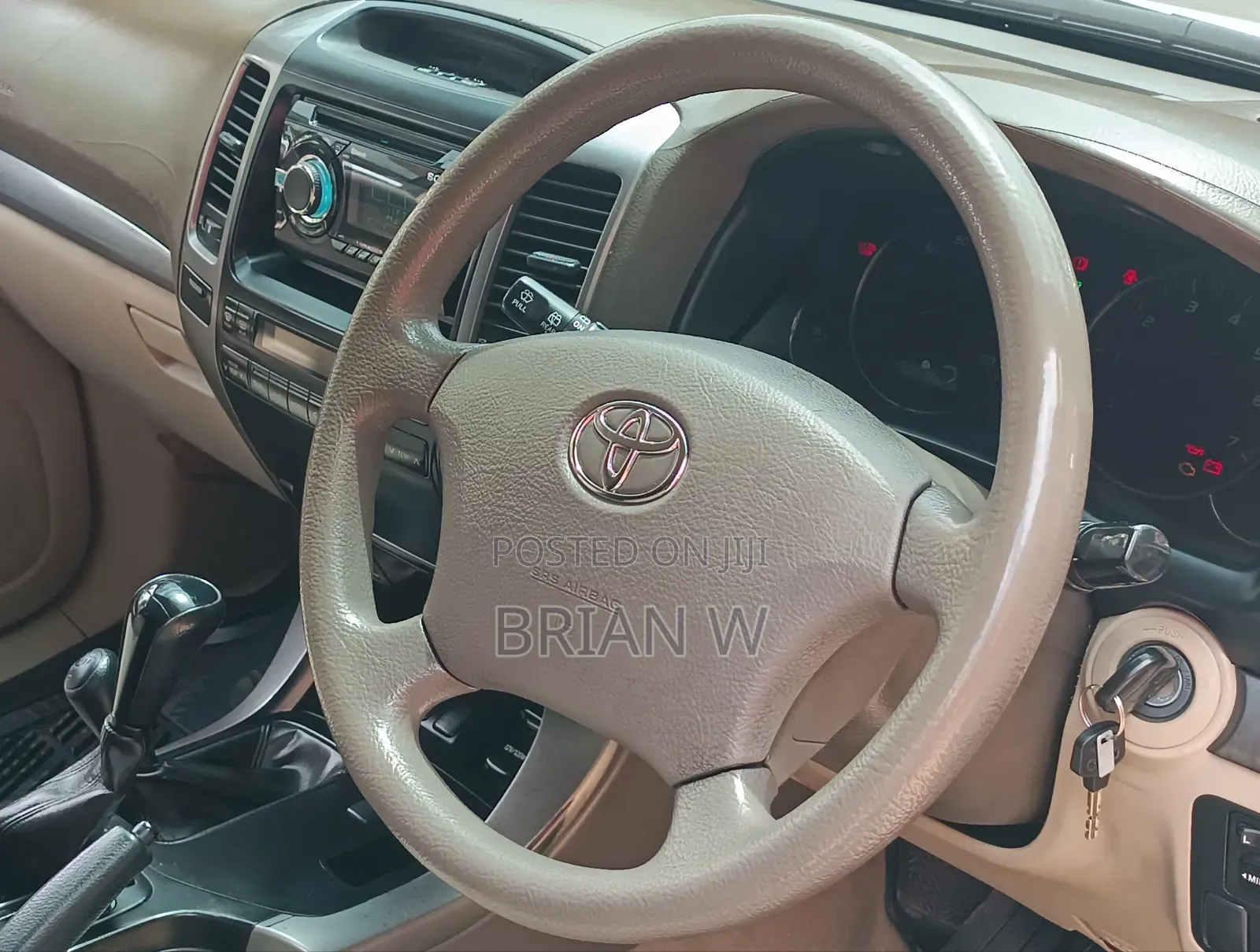 Toyota Land Cruiser Prado 2004 Gold