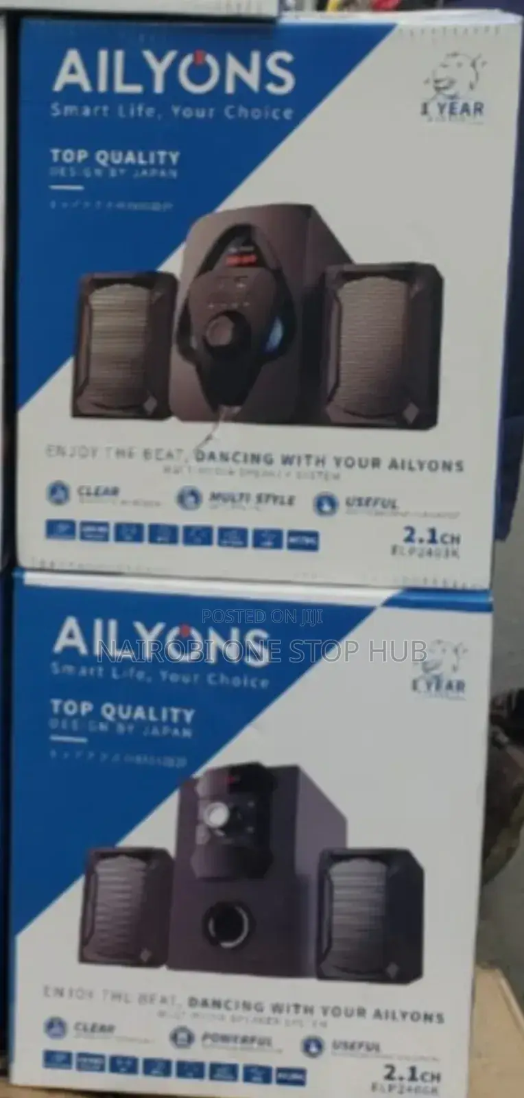 Ailyons Bluetooth Speaker 2.1