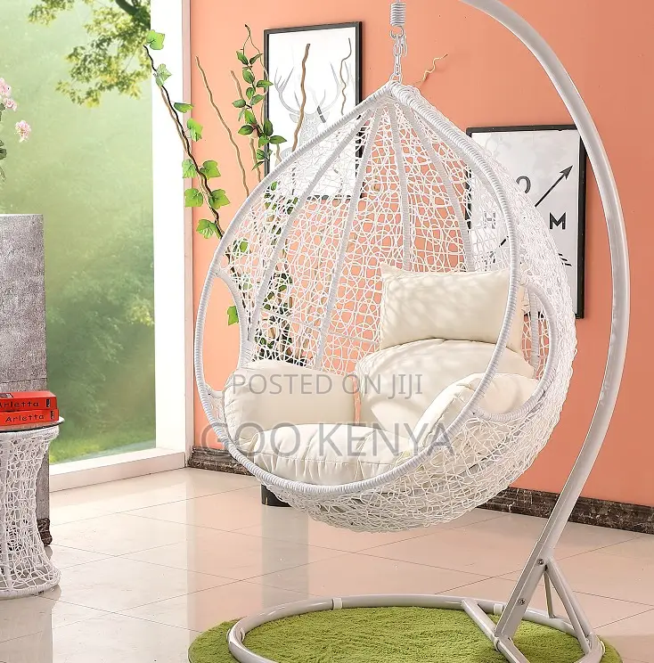 Home Chair; Freestanding Indoor Rope Swing Chair