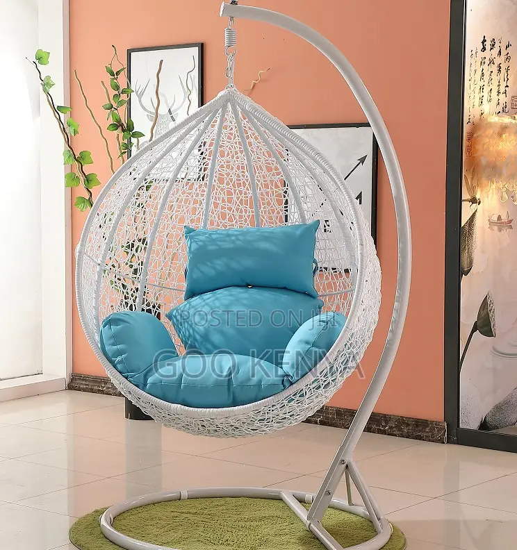Home Chair; Freestanding Indoor Rope Swing Chair