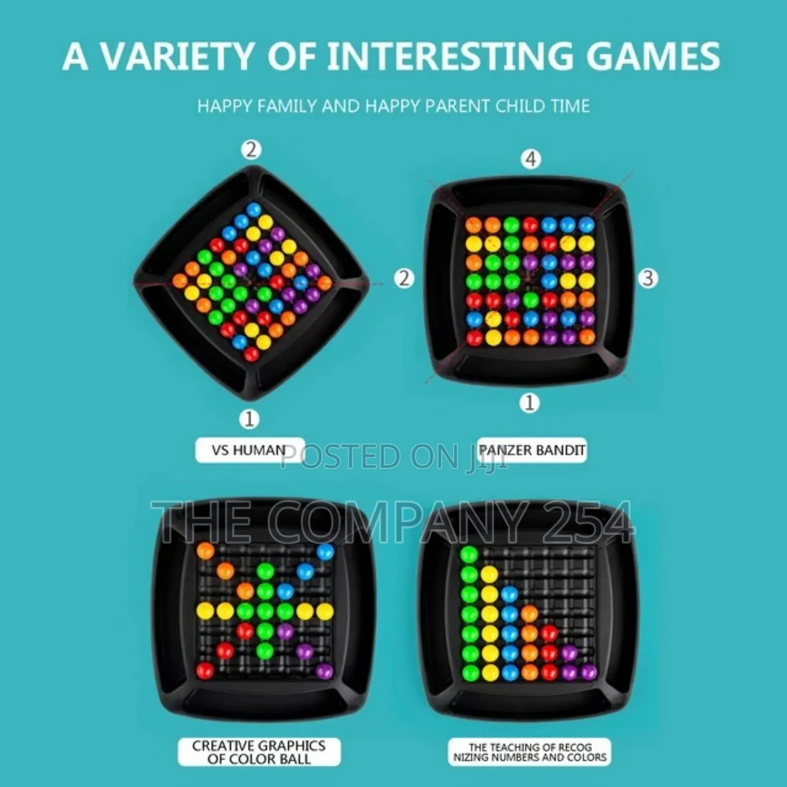 *48 Ball Beads Game, Puzzle Magic, Chess Board Games