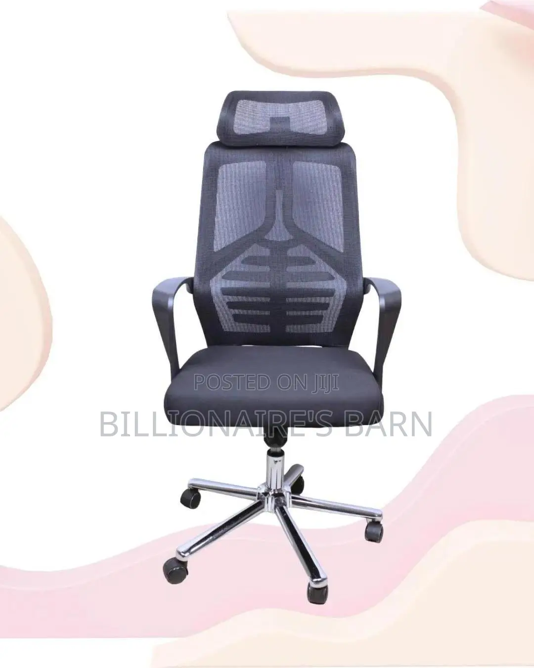 Modern High Back Mesh Office Chair | Mesh Backrest