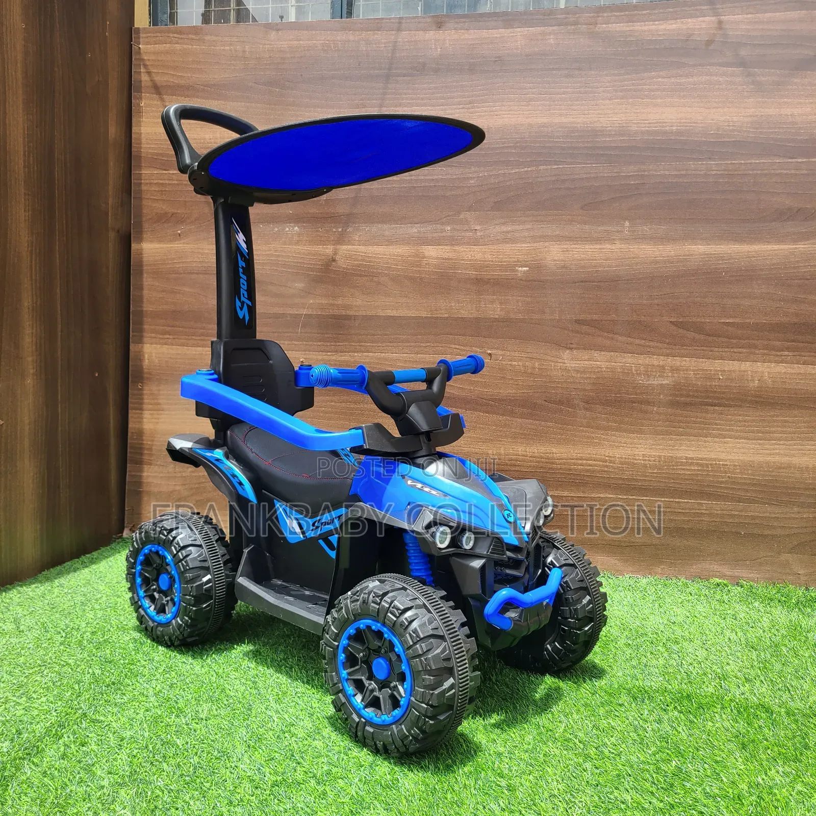 Kidszone Push Ride-on Car With Canopy