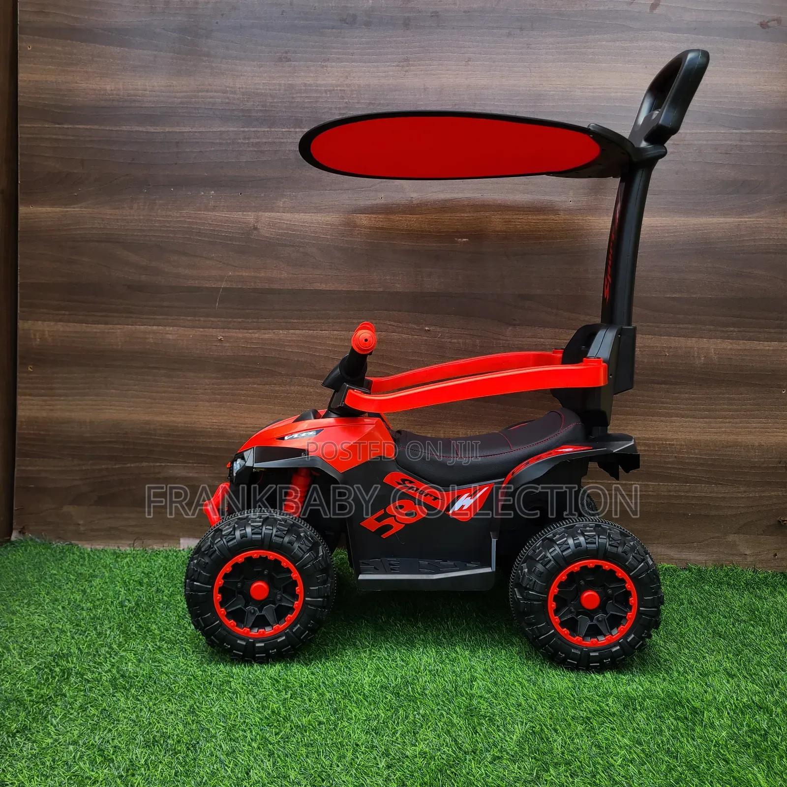 Adventure Push Ride-on Car With Canopy