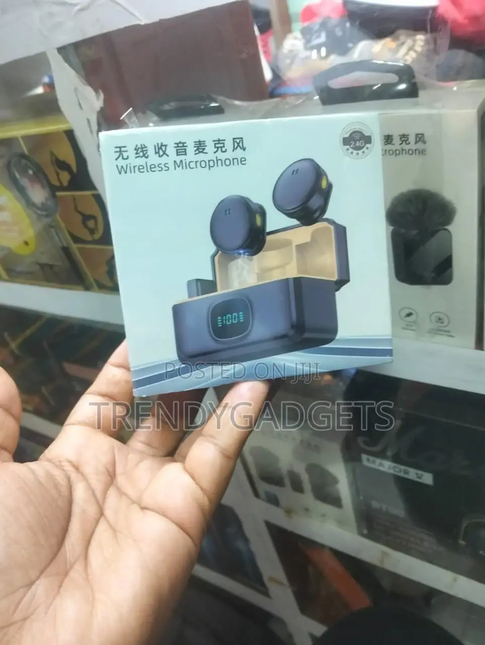 Professional Dual Wireless Clip Mic With Noise Cancellation