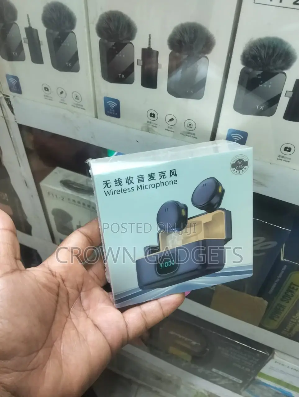 Rechargeable Lavalier Mic Set For Android Video Recording