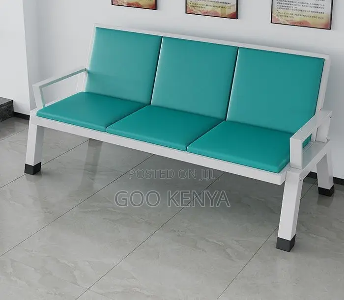 Office Chair; Heavy-Duty Triple Waiting Chair for Office