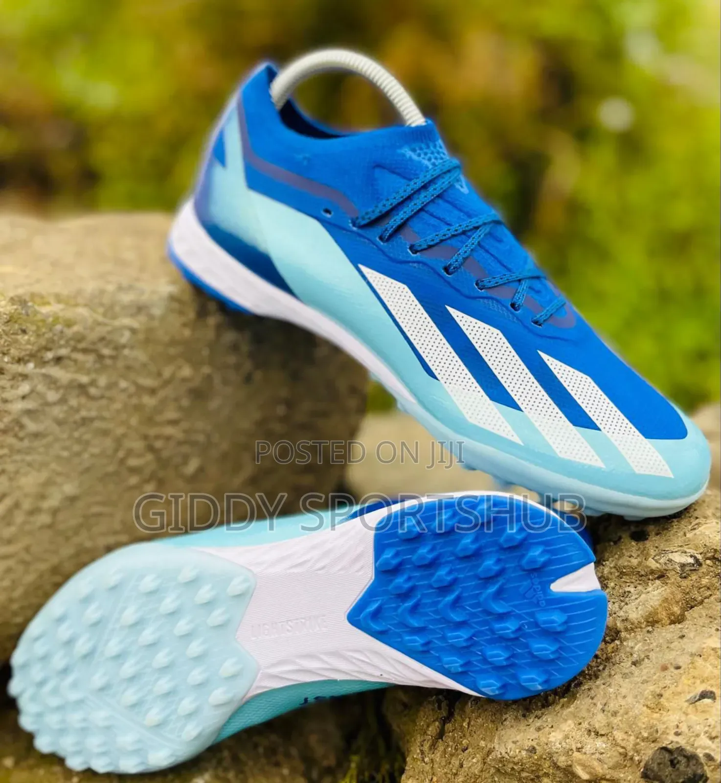 Adidas X Crazyfast League Tf -red, Blue And Luminous Green