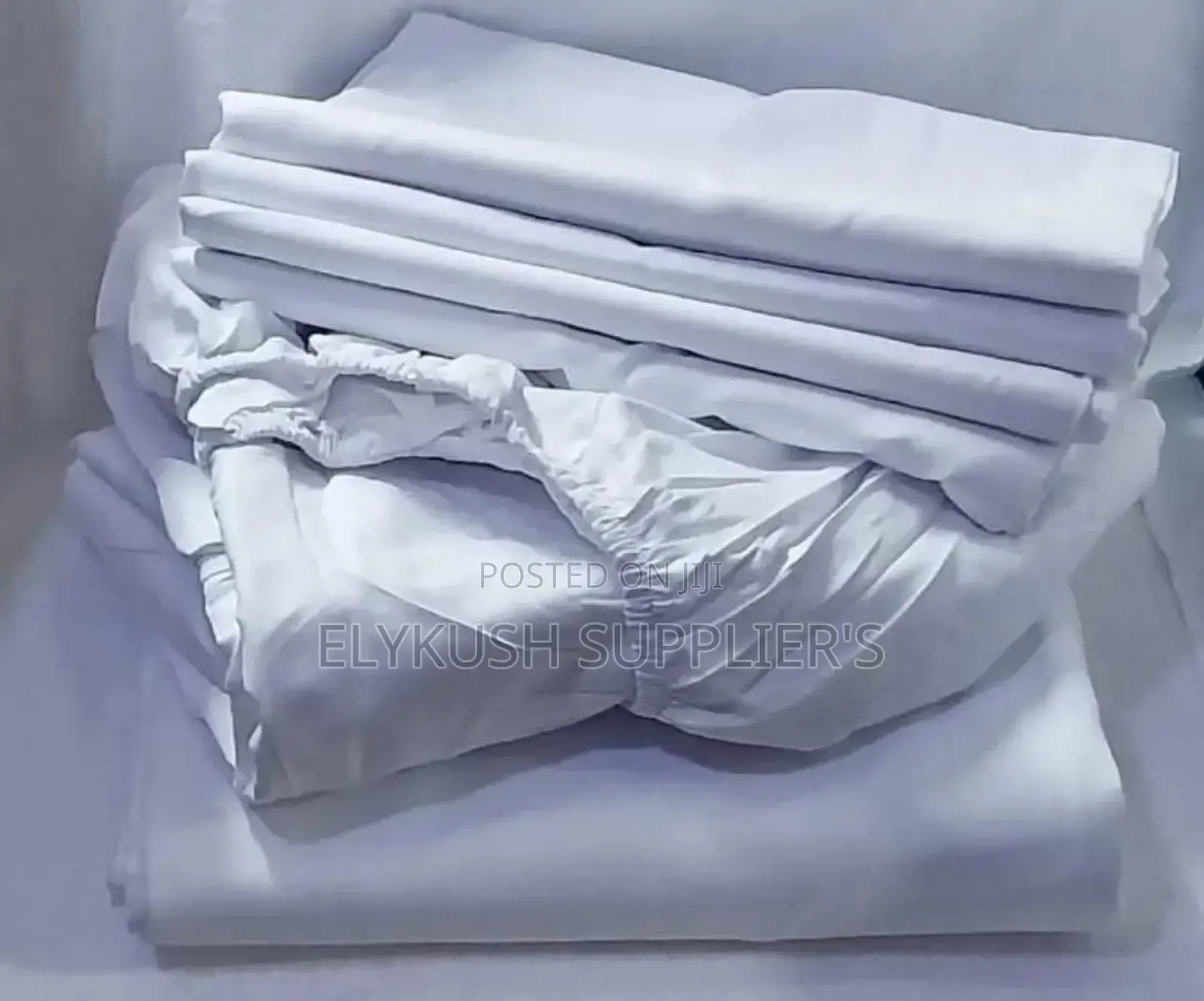 *Fitted Bedsheets.* 1 Pc Fitted Bedsheet 6x7