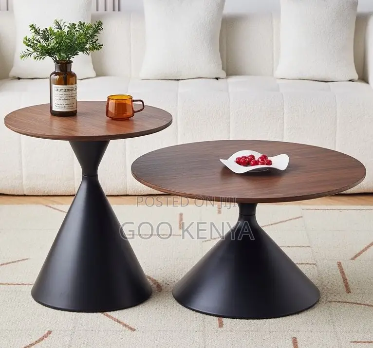 Home Table; Round Wood Table Set for Home Décor