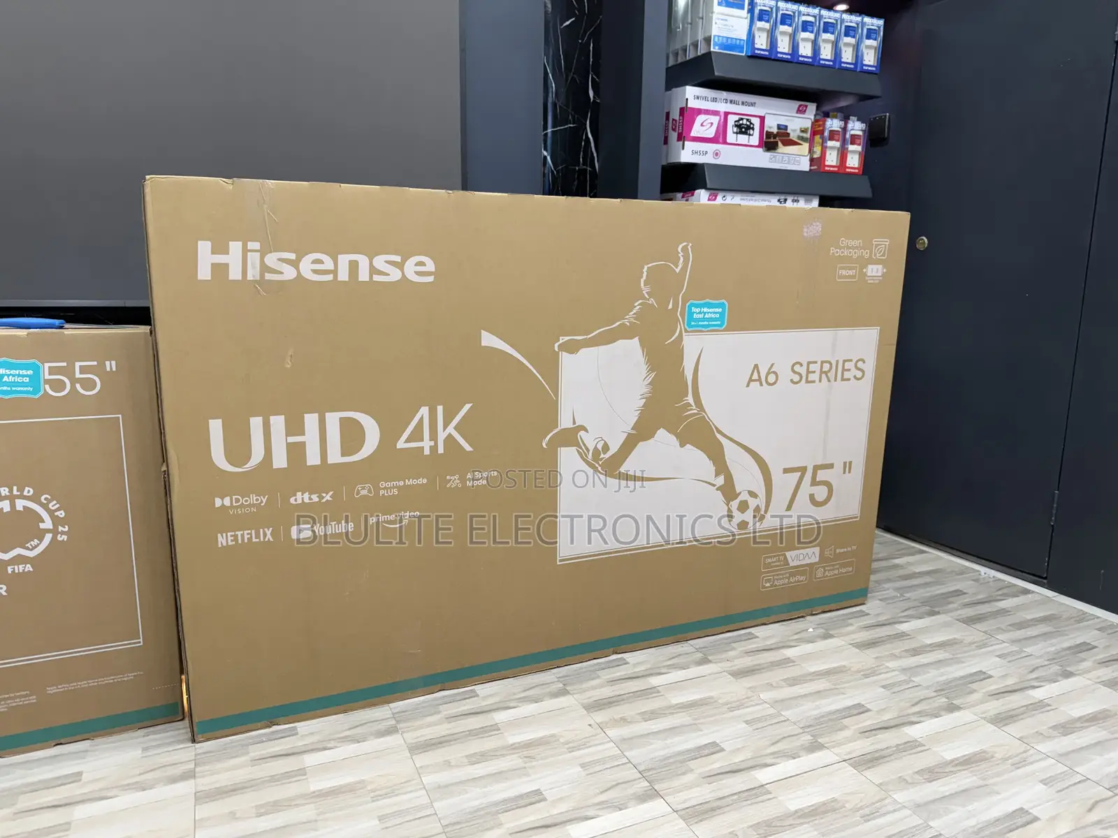 Hisense 75” A6 Frameless Uhd