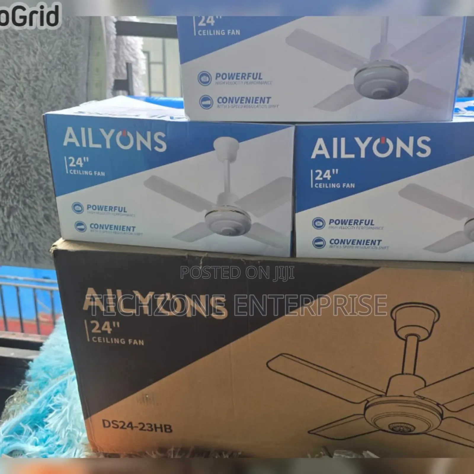 Ailyons 24 Inches Ceiling Fan With 4 Blades 