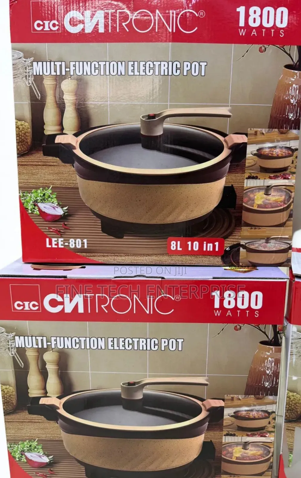 Multi-Function Electric Cooking Pot 10 in 1