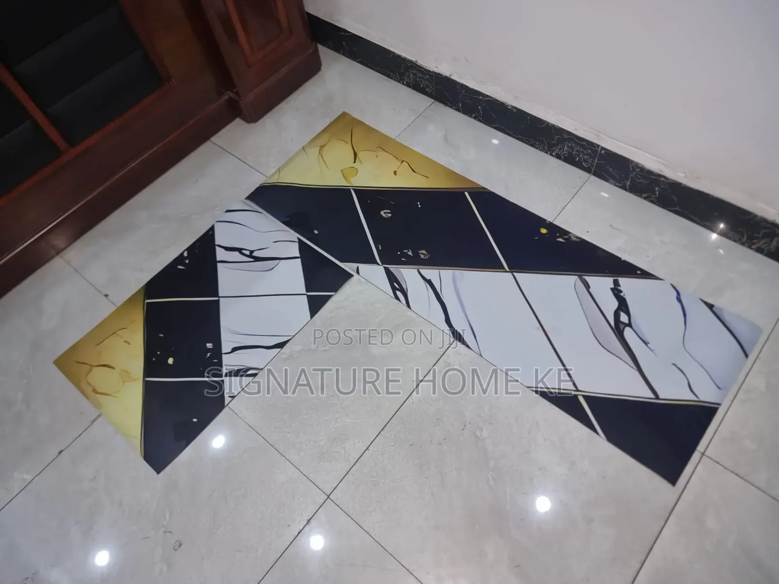 2 in 1 3d Rubber Kitchen Mats