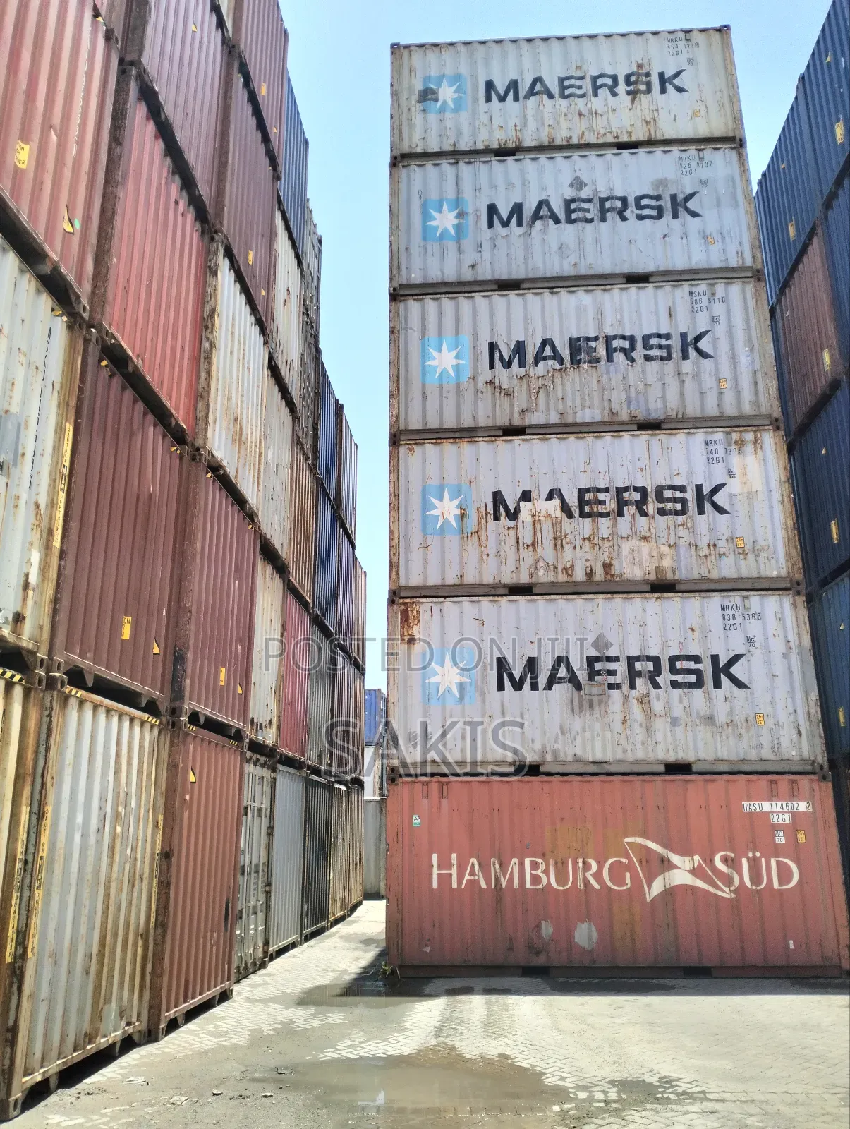 Very Safe! 20ft Dry Shipping Containers In Kenya!
