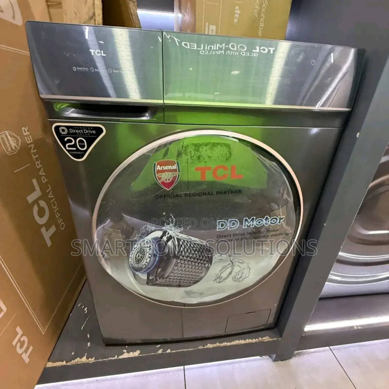 Tcl 10kg Front Load Washing Machine Wash And Spin