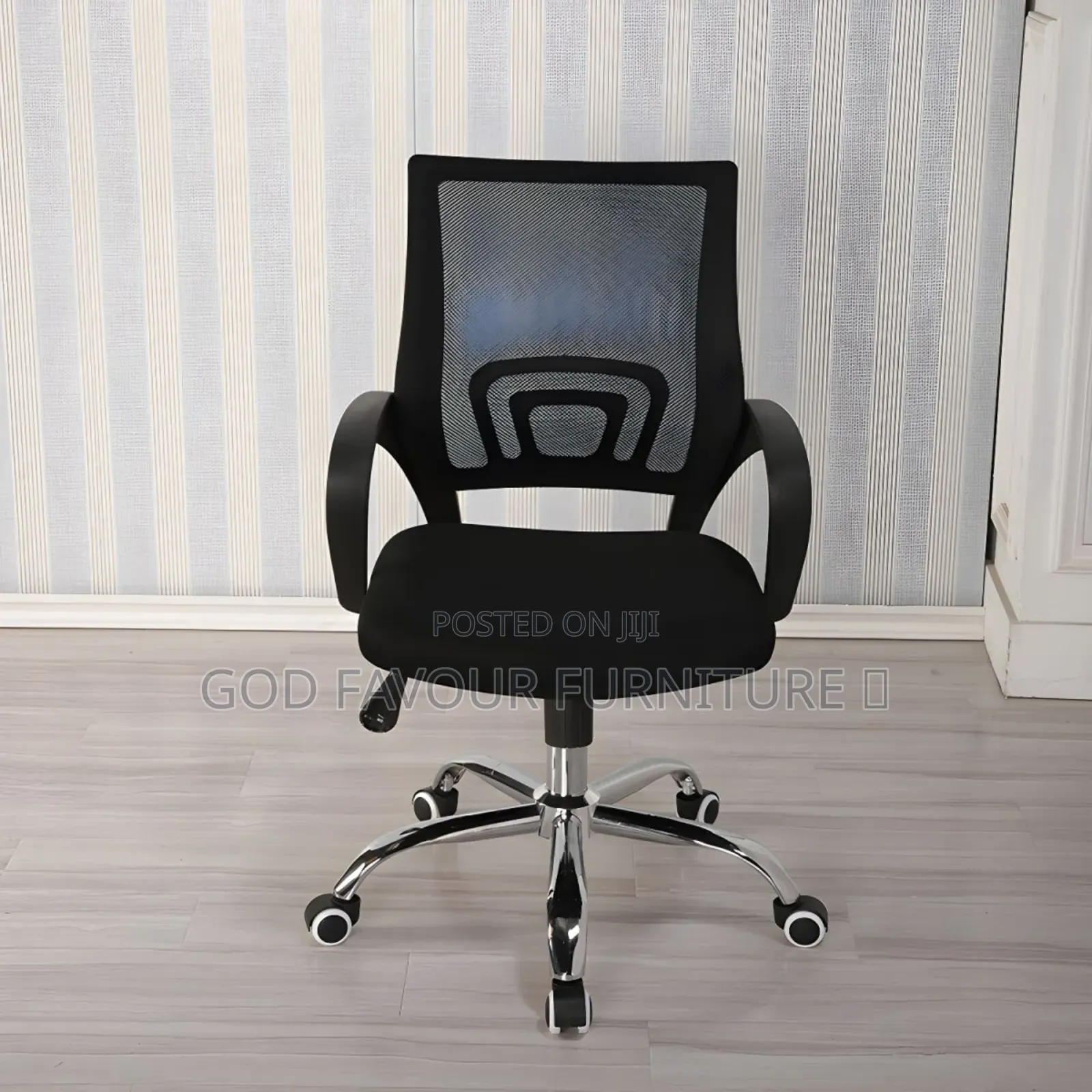 Modern Black Swivel Mesh Office Chair Tx3qk