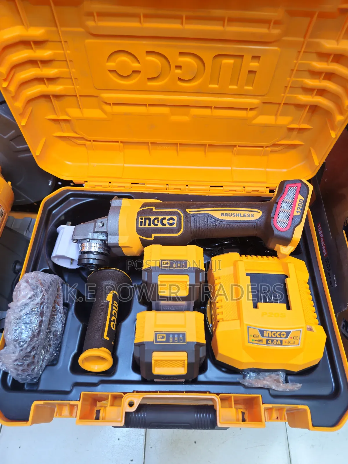 Cordless Ingco Angle Grinder