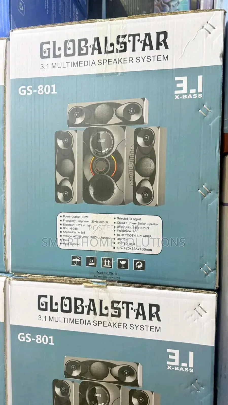 Globalstar Gs-801 3.1 X-bass Multimedia Speaker System
