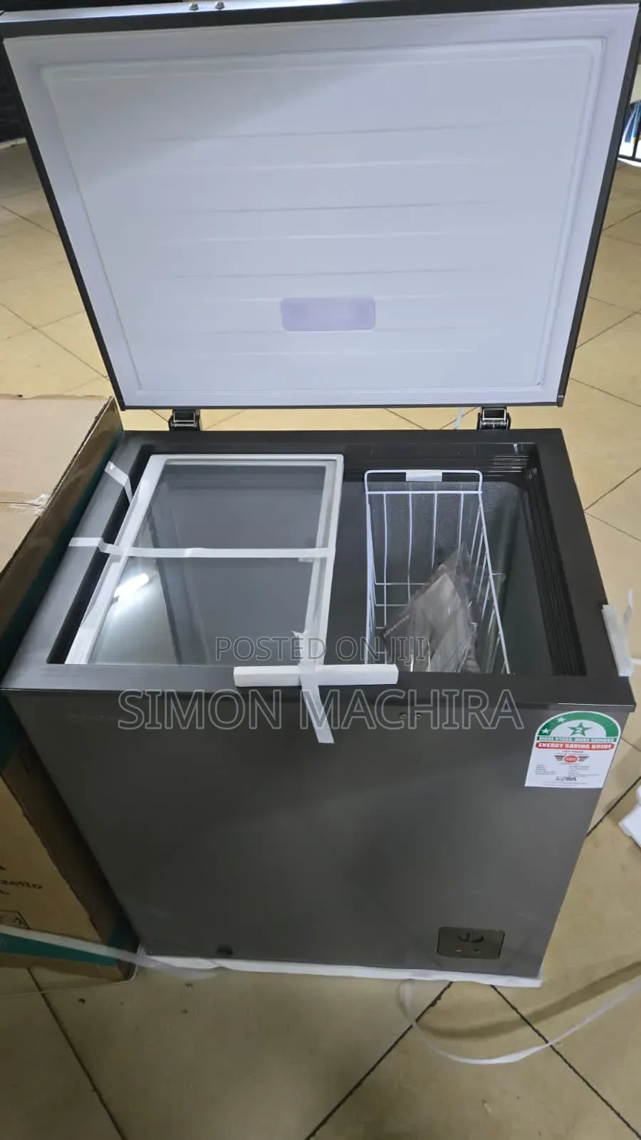 Hisense 144 Litres Chest Freezer Grey