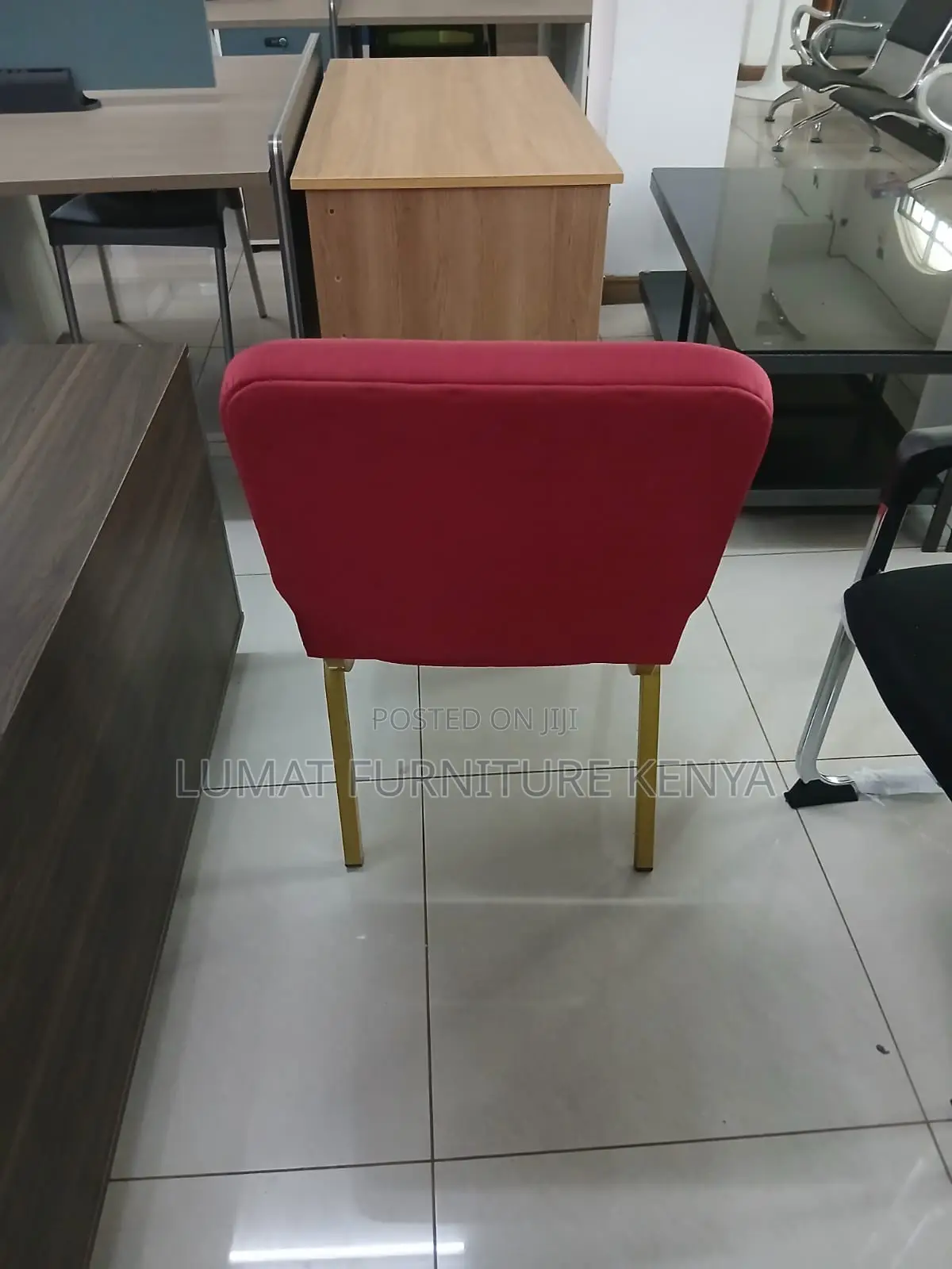 Heavy Duty Red Banquet Office Chair