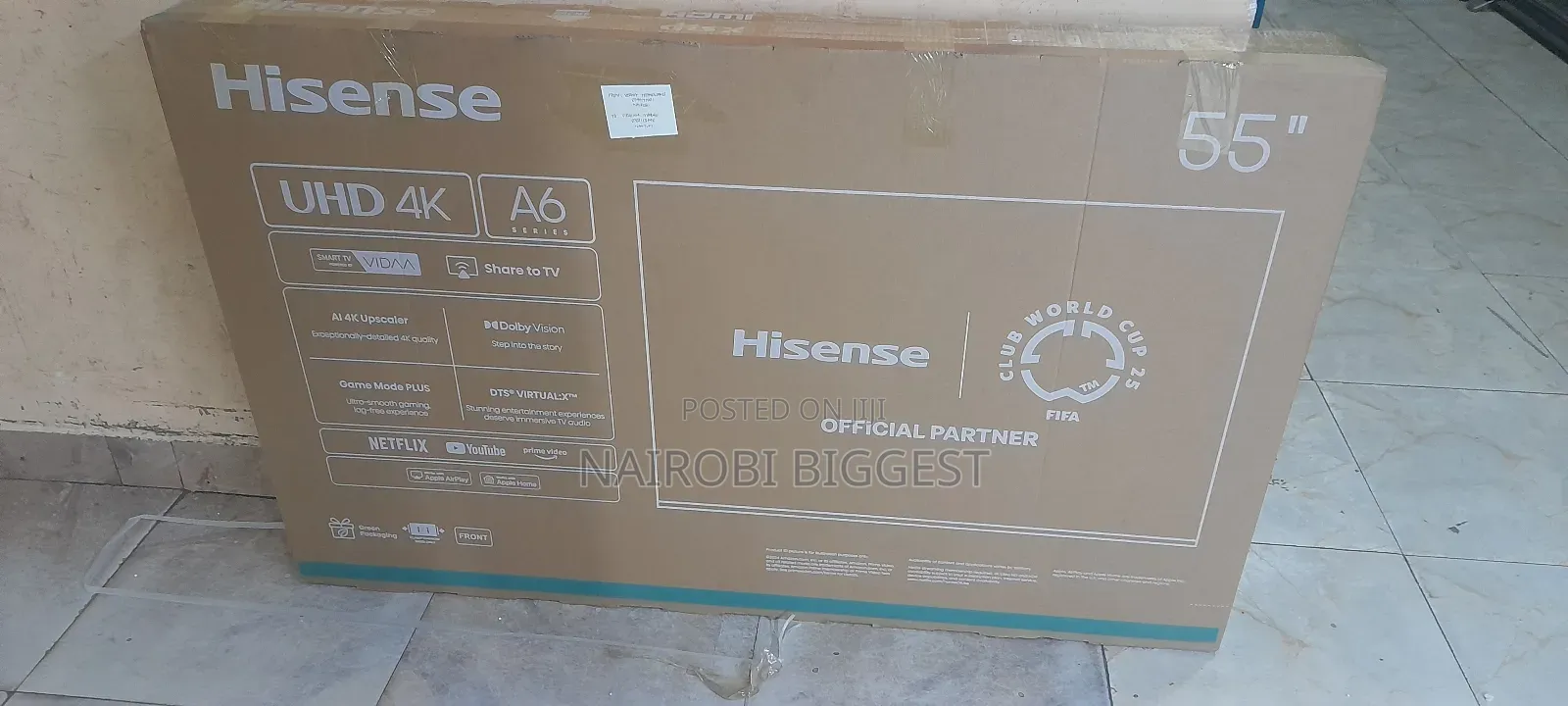 Hisense 55" Smart 4k Smart Television