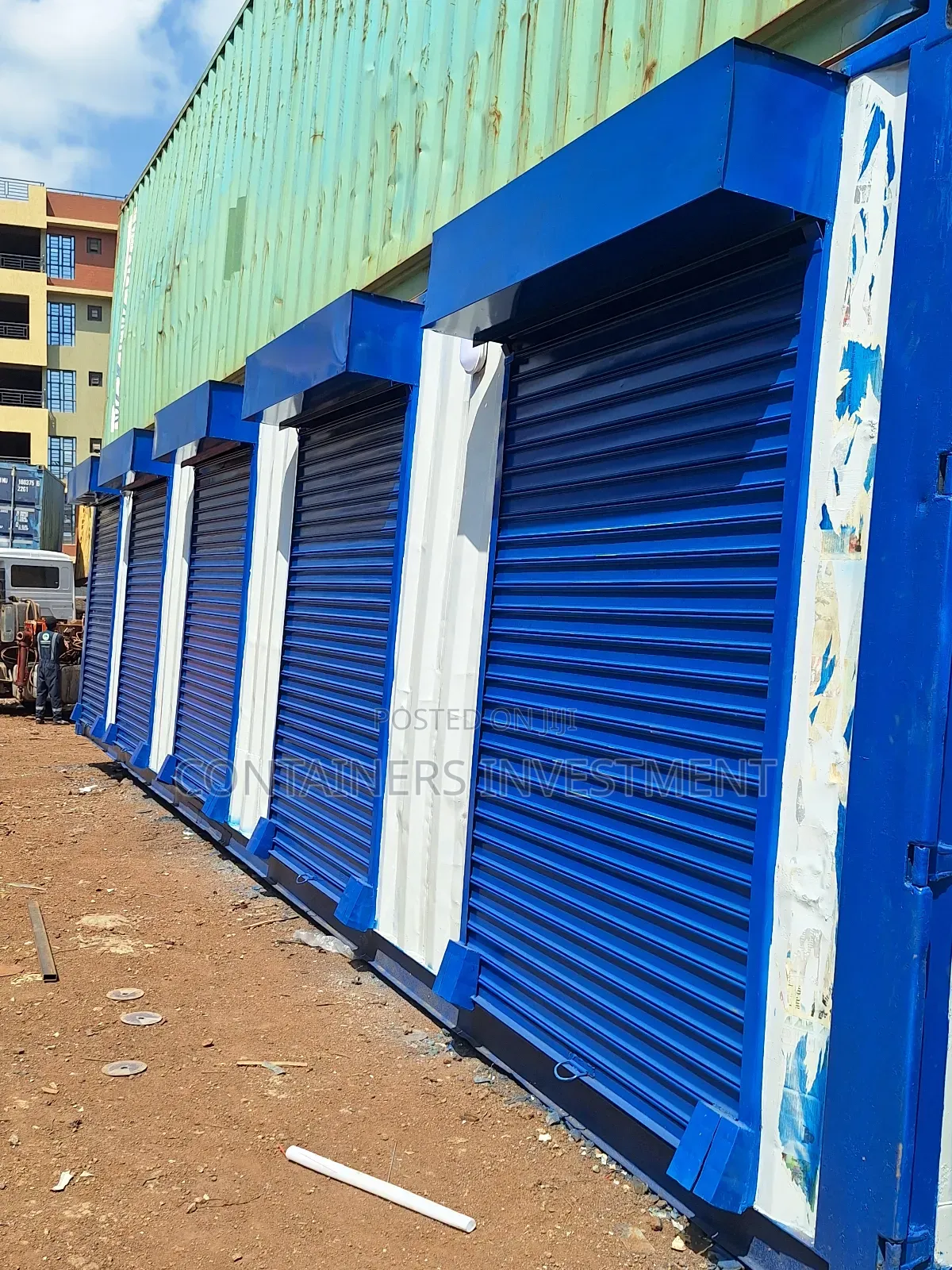 Container Stalls To Start Your Biz-multiple Units In Bright Colors.