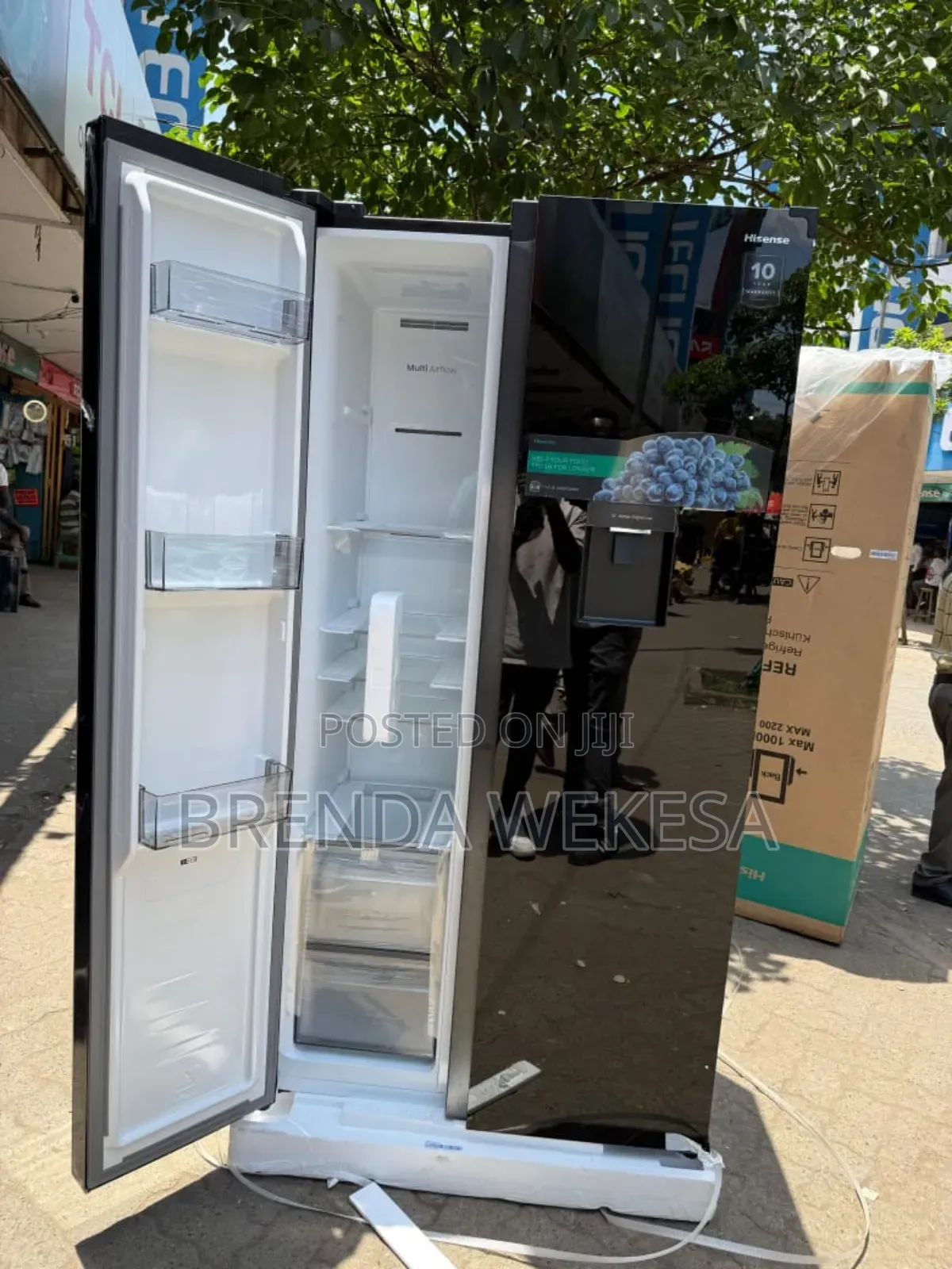 Hisense 541l Hisense 541l Side-by-Side Fridge With Water Dispenser