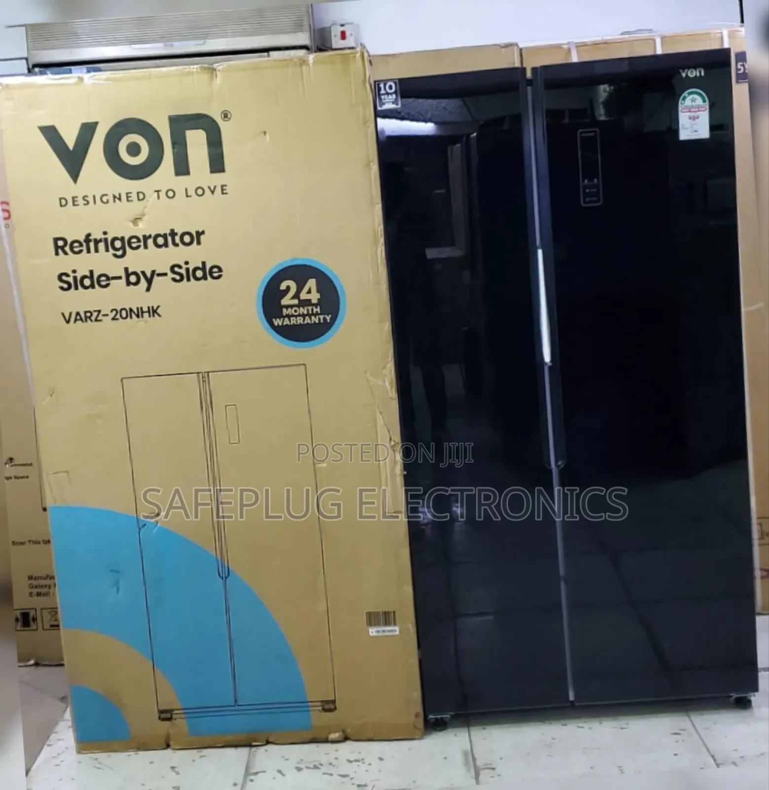 429 Litre Von Refrigerator- Side by Side Refrigerator