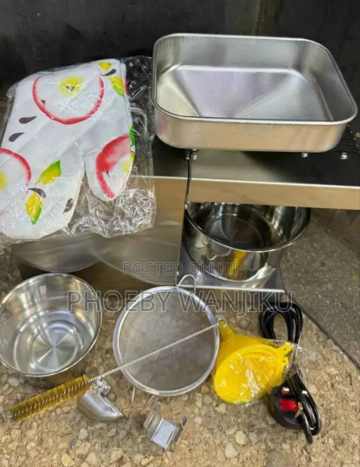 Complete Oil Press Machine With Accessories