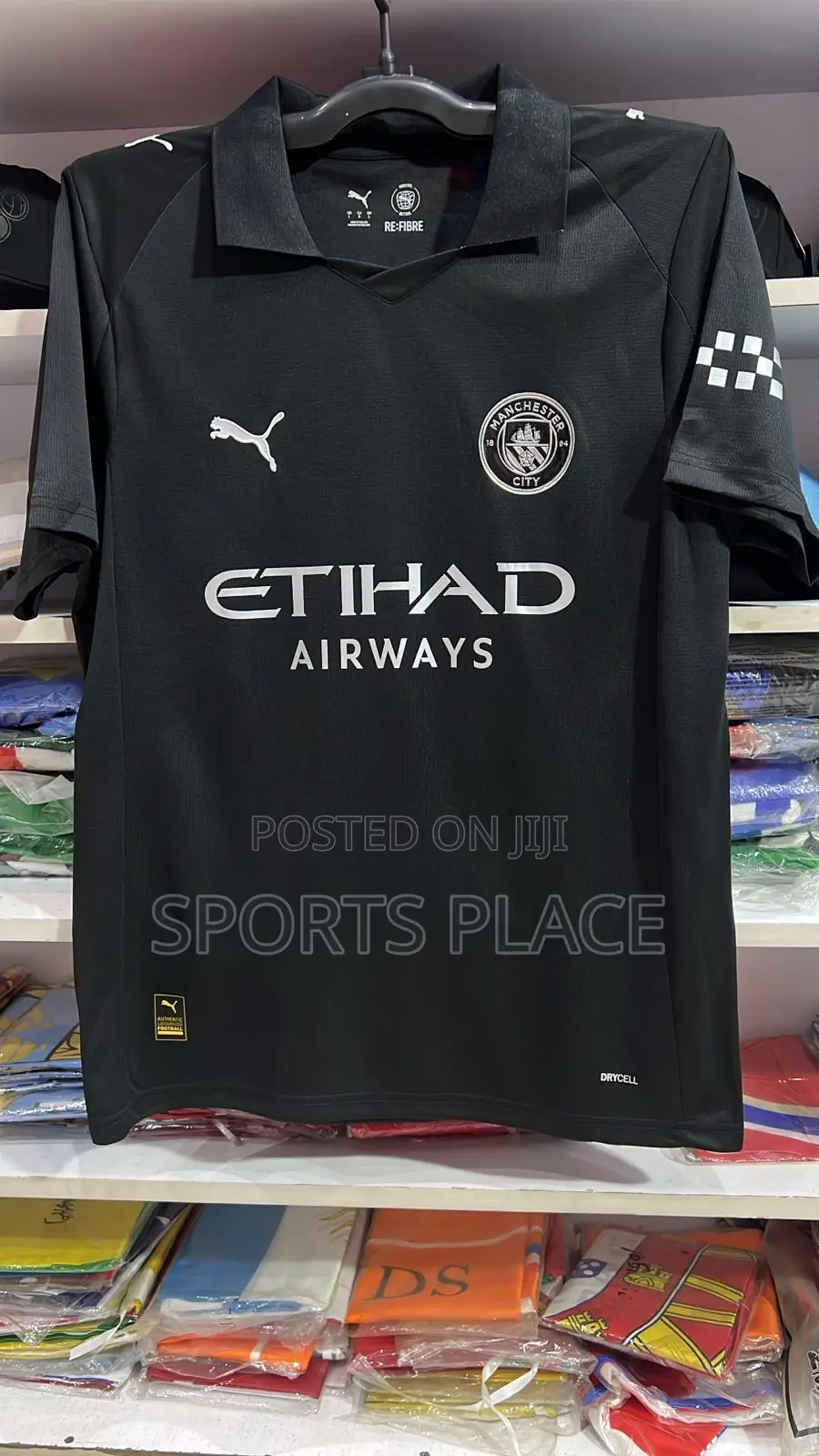 New Manchester City Black Jersey Fan Version 25/26 Season