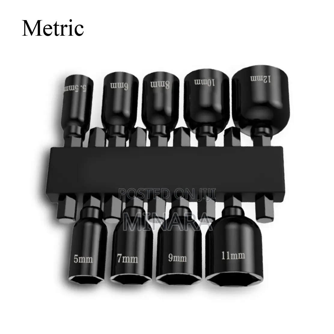 18 Pcs, Magnetic Nut Drivers Set, Metric Sae Nut Setters