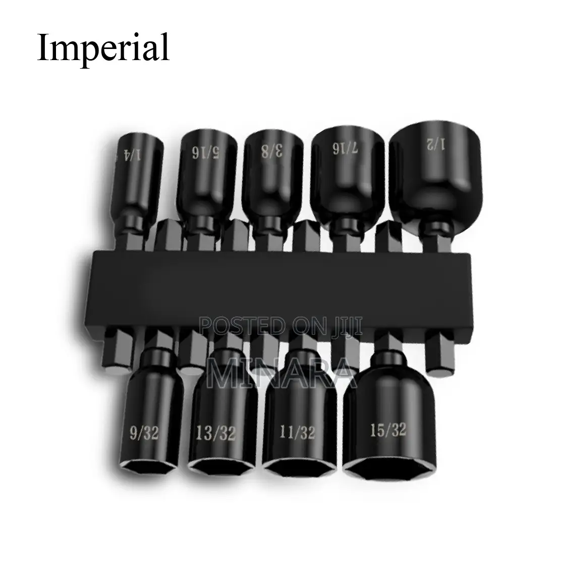 18 Pcs, Magnetic Nut Drivers Set, Metric Sae Nut Setters