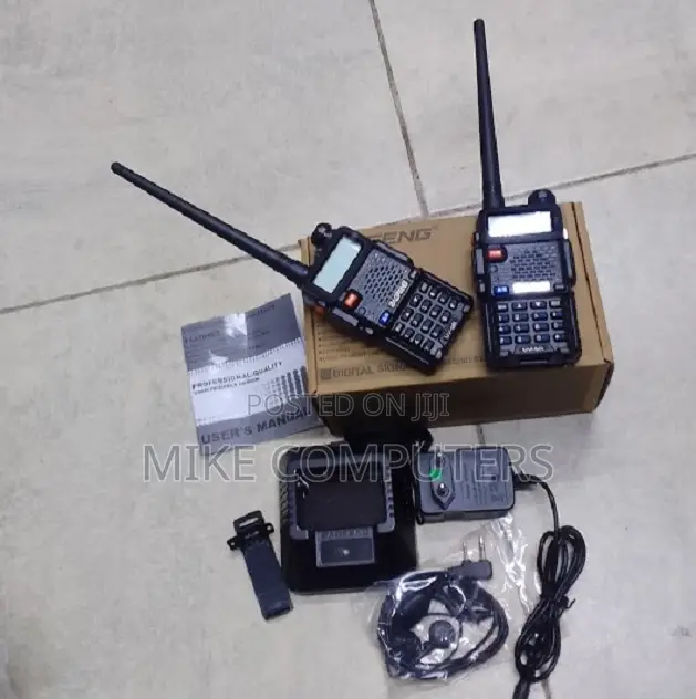 8 Watts Uv 5r+. Advanced Talkback. 10 Km Radius