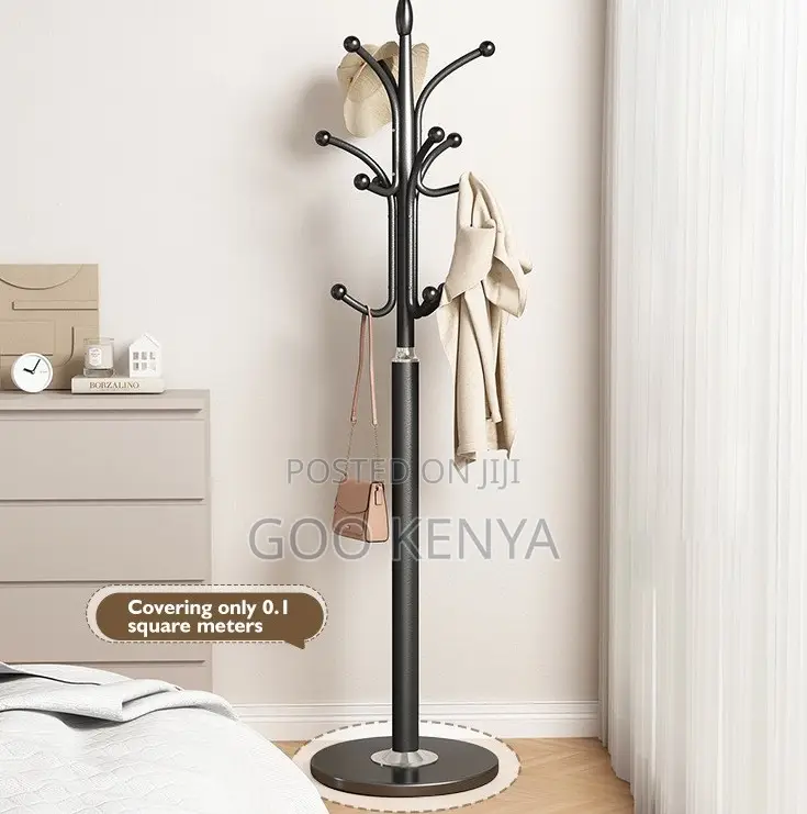 Home Coat Hanger; Heavy-Duty Tree Floor Standing Steel Coat Organizer