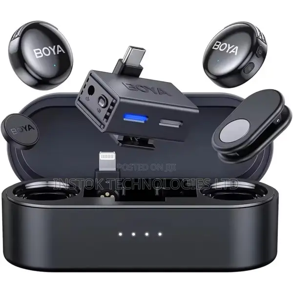 Boya Boyalink 3 Ai-Powered Button Size Wireless Microphone