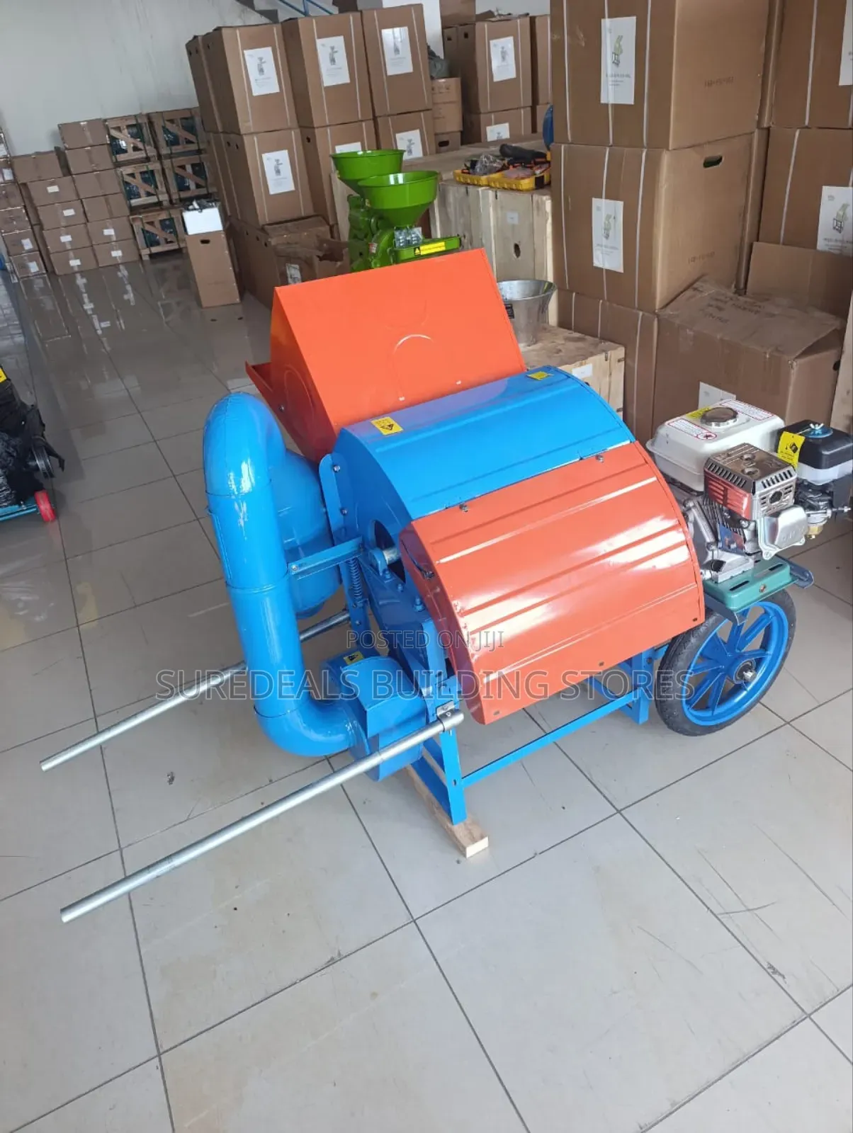 Multi-Fuctional Thresher Machine With 7.5hp Gasoline Engine