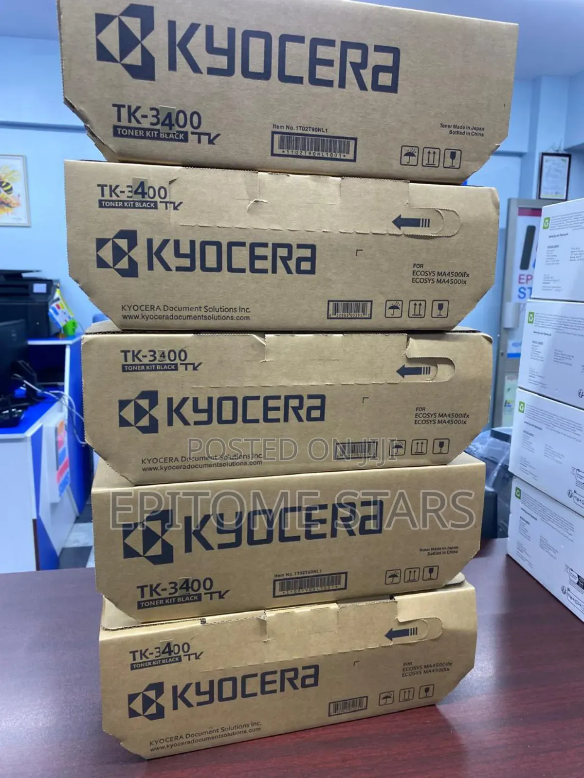 Kyocera Ecosys Ma4500fx Toner Tk 3400 Yield Above 12,499 Copies
