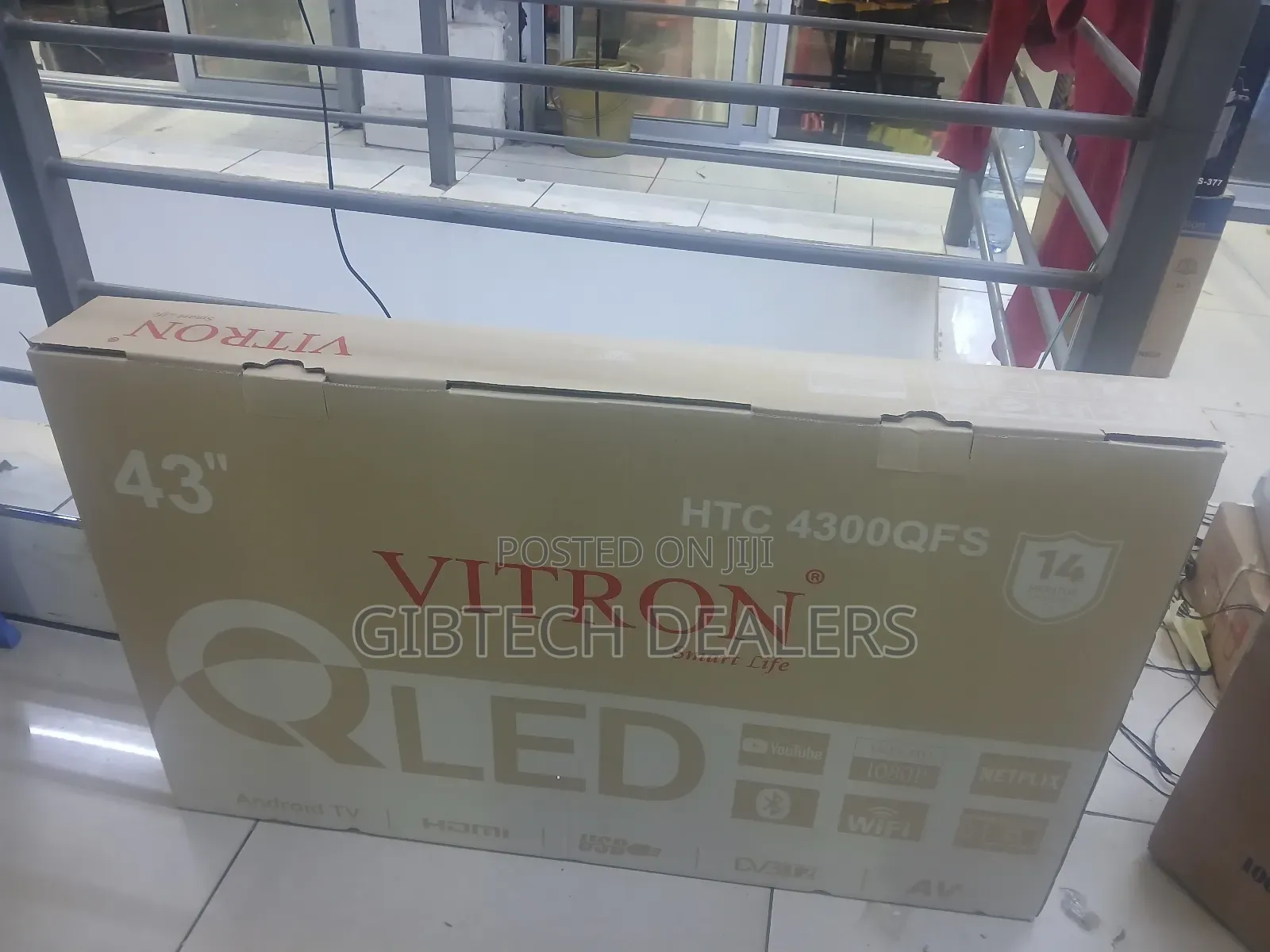 Vitron Qled 43 Smart Android TV Frameless