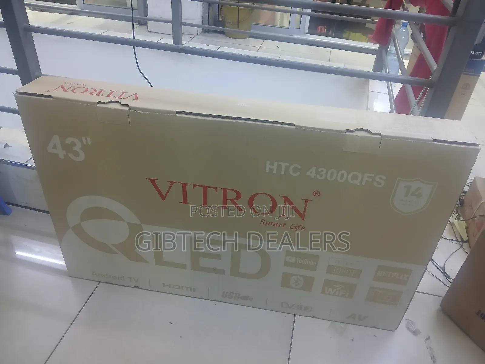 Vitron Qled 43 Smart Android TV Frameless