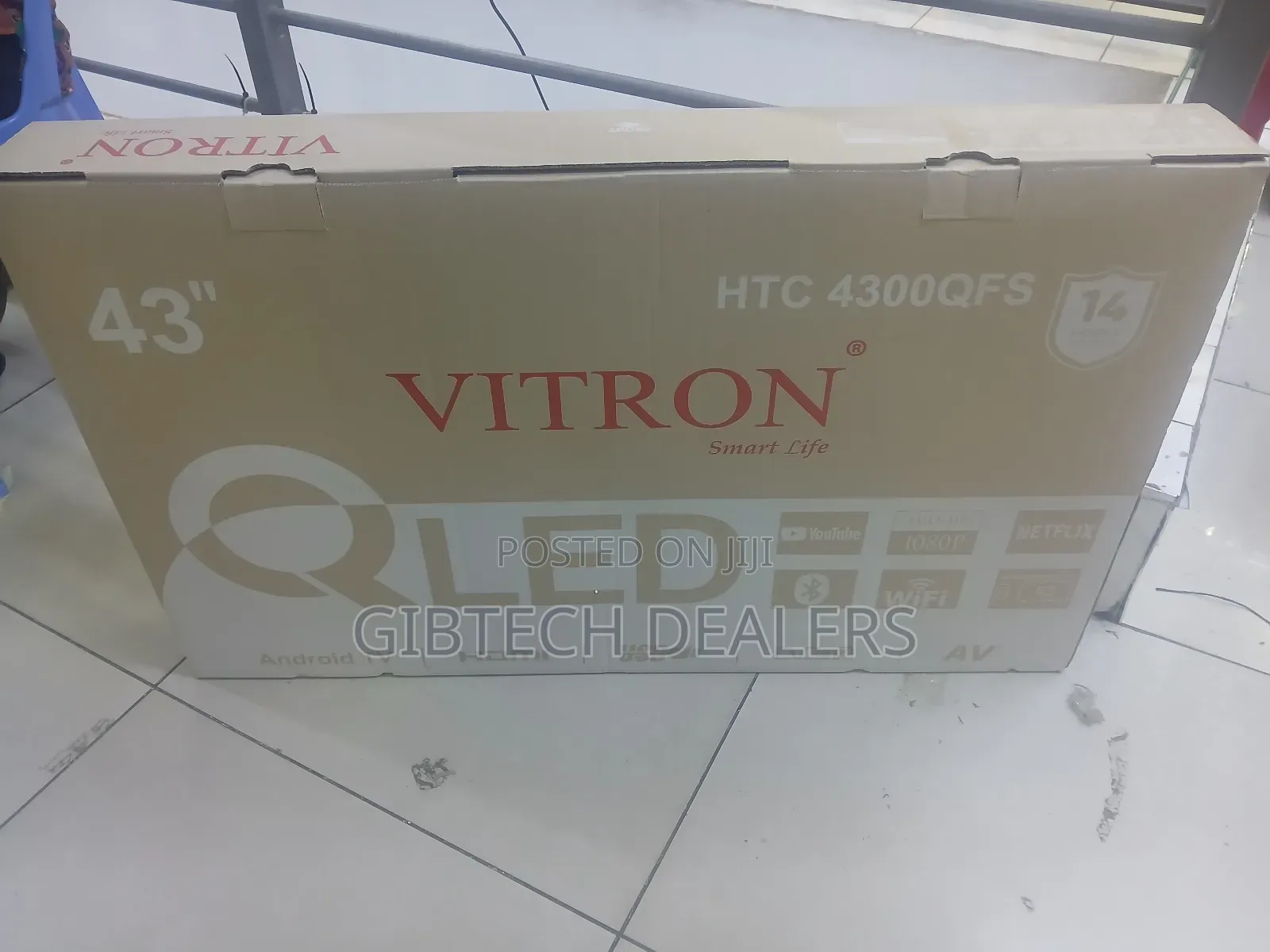Vitron 43 Qled Smart Frameless Tv